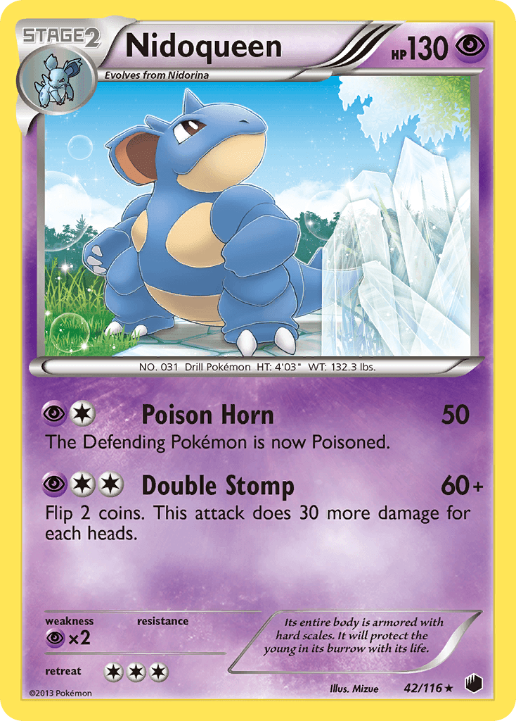 Nidoqueen Plasma Freeze card