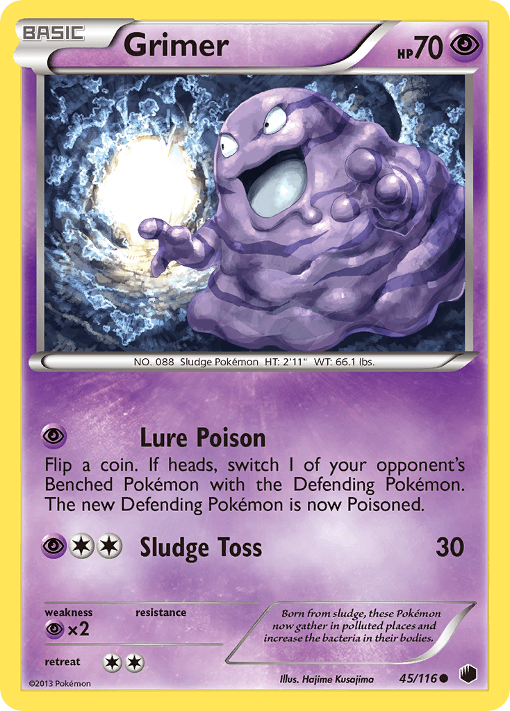 Grimer Plasma Freeze card