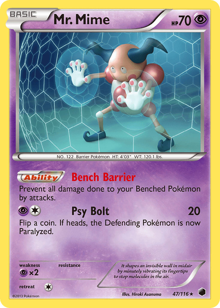 Mr. Mime Plasma Freeze card