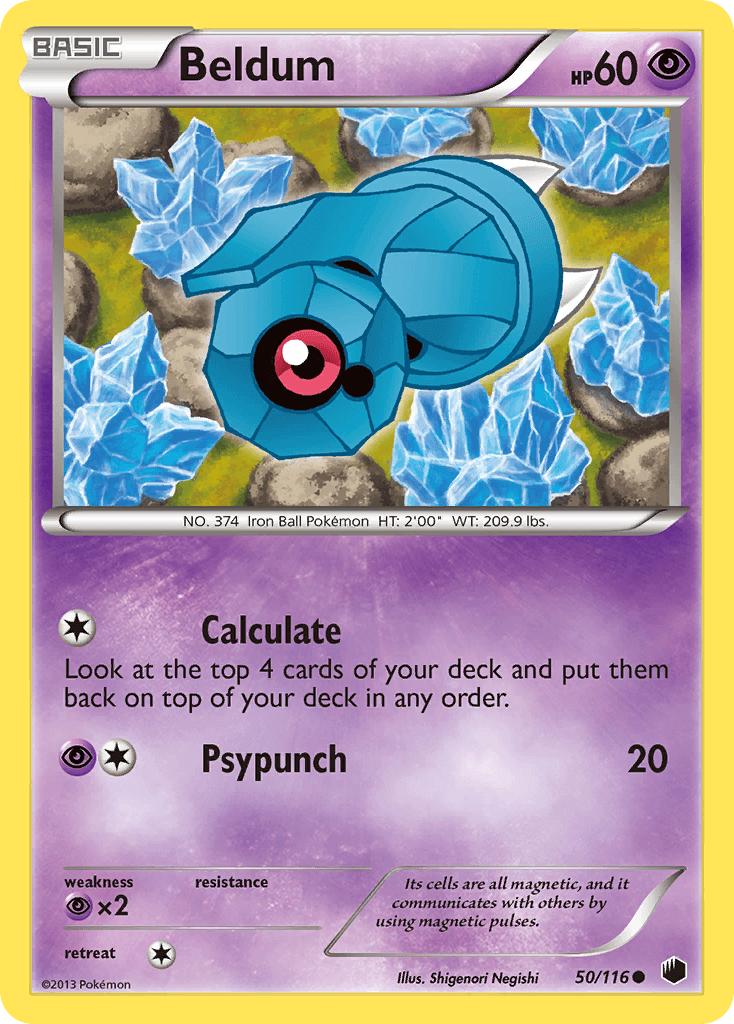 Beldum Plasma Freeze card