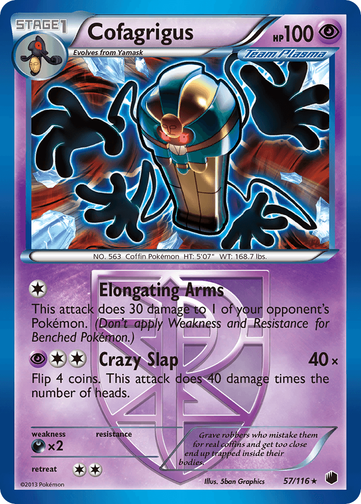 Cofagrigus Plasma Freeze card