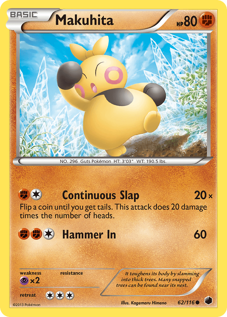 Makuhita Plasma Freeze card