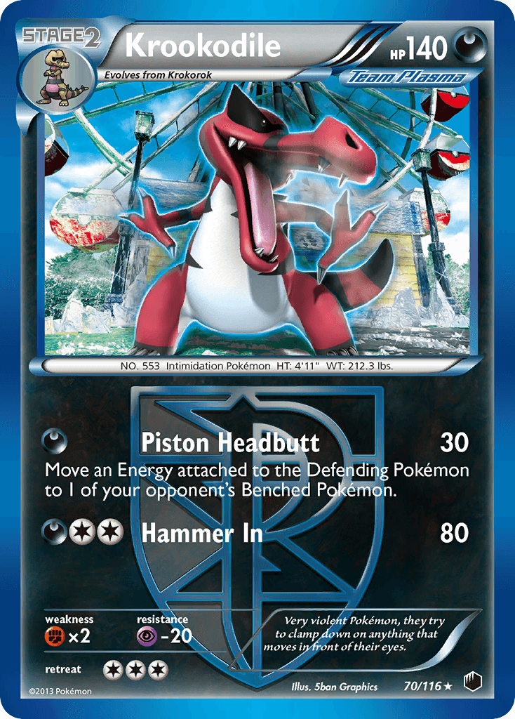 Krookodile Plasma Freeze card