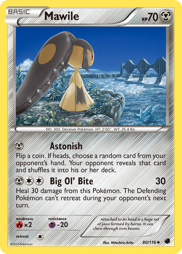 Mawile Plasma Freeze card