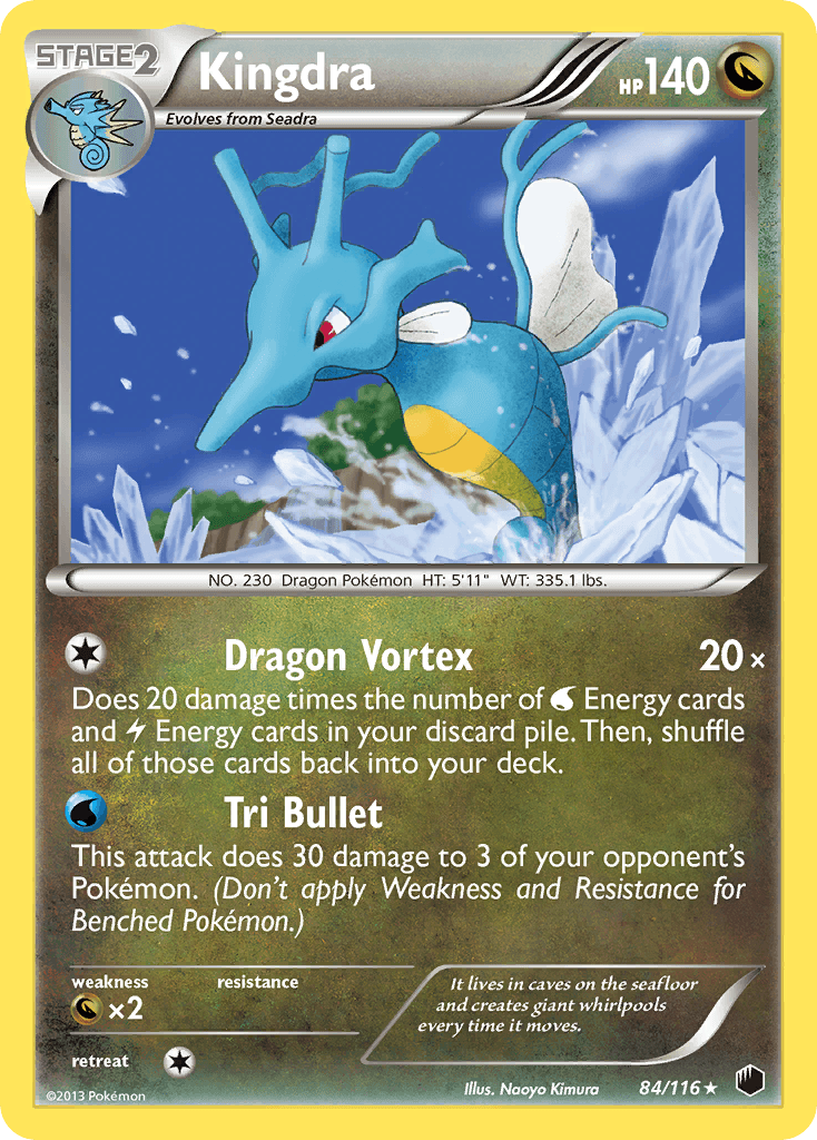 Kingdra Plasma Freeze card