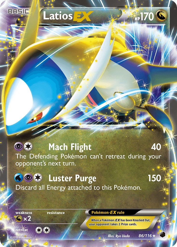 Latios-EX Plasma Freeze card