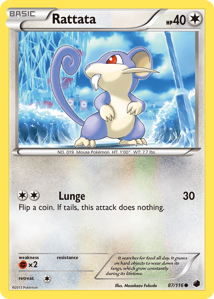 Rattata Plasma Freeze card