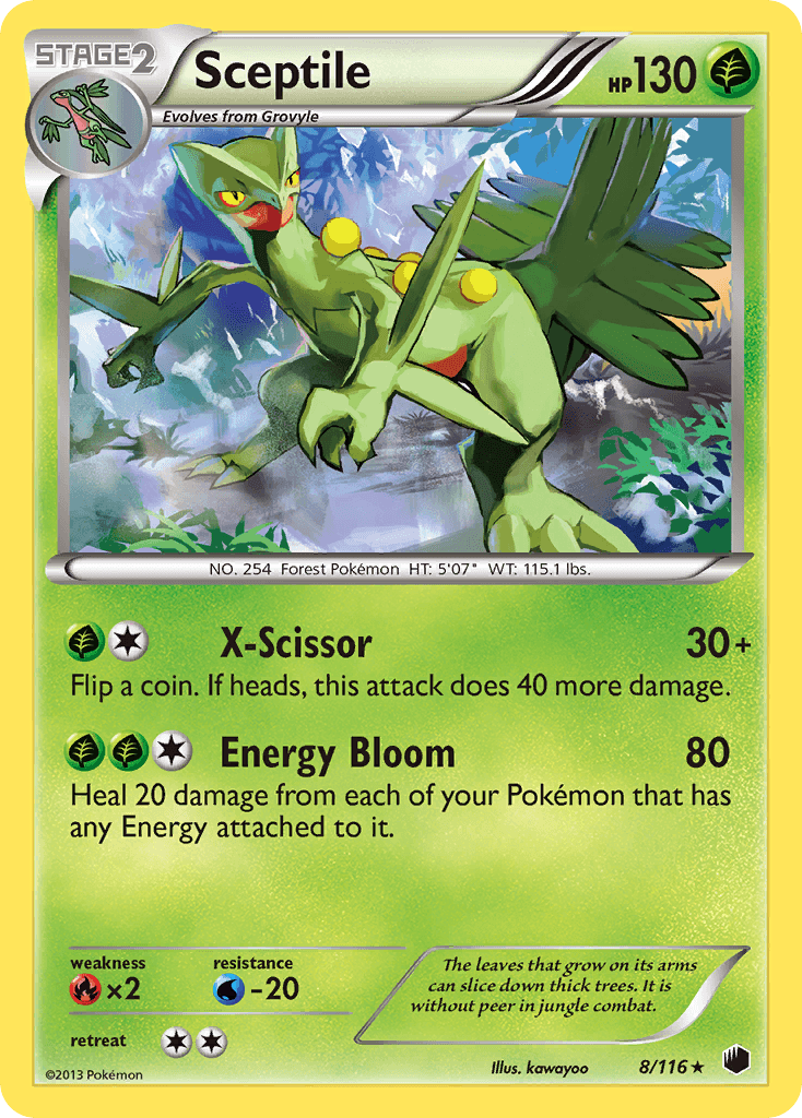 Sceptile Plasma Freeze card
