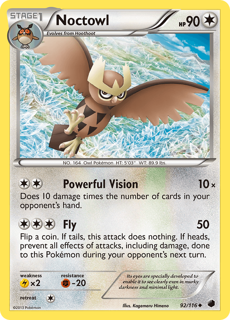 Noctowl Plasma Freeze card