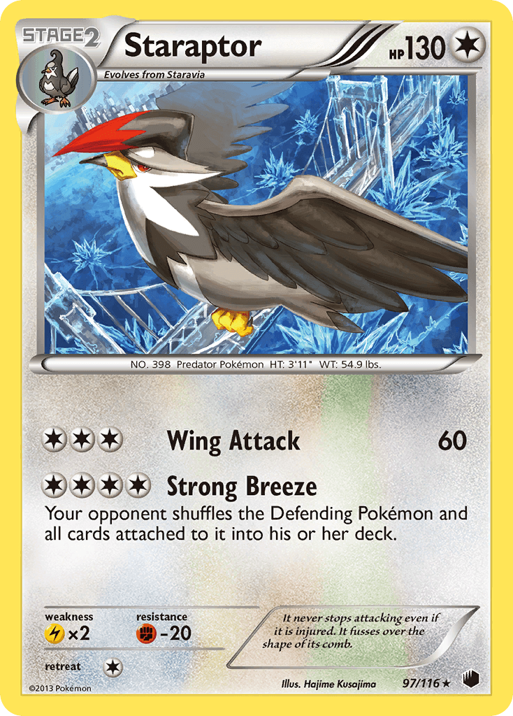Staraptor Plasma Freeze card