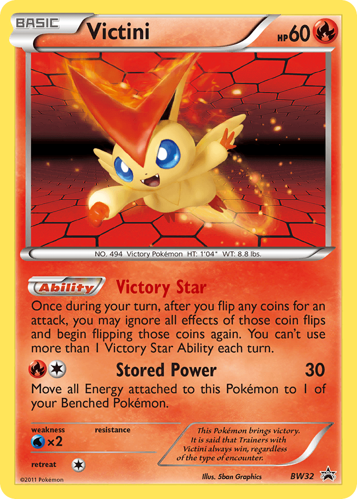 Victini BW Black Star Promos card