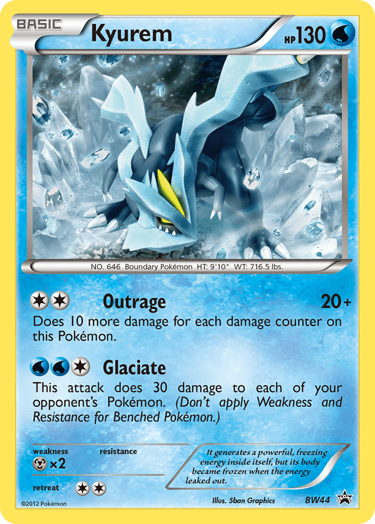 Kyurem BW Black Star Promos card