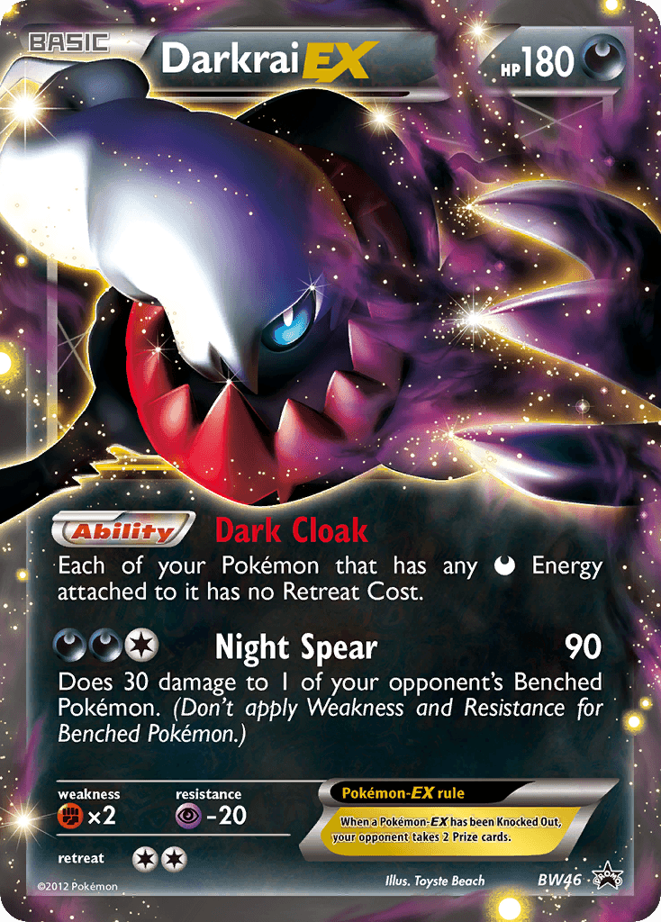 Darkrai-EX BW Black Star Promos card
