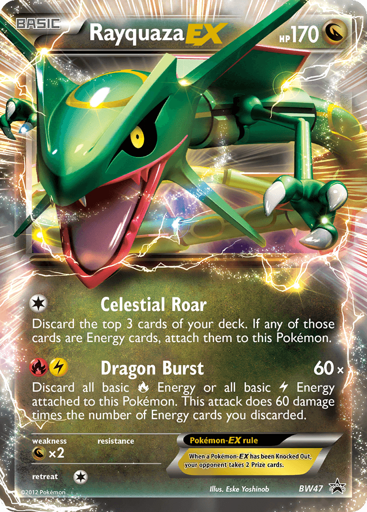 Rayquaza-EX BW Black Star Promos card