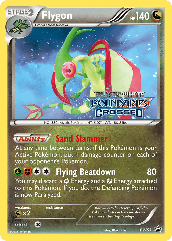 Flygon BW Black Star Promos card