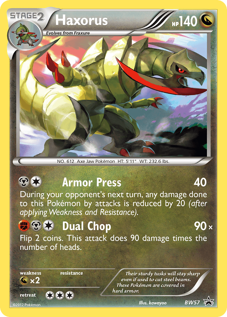 Haxorus BW Black Star Promos card