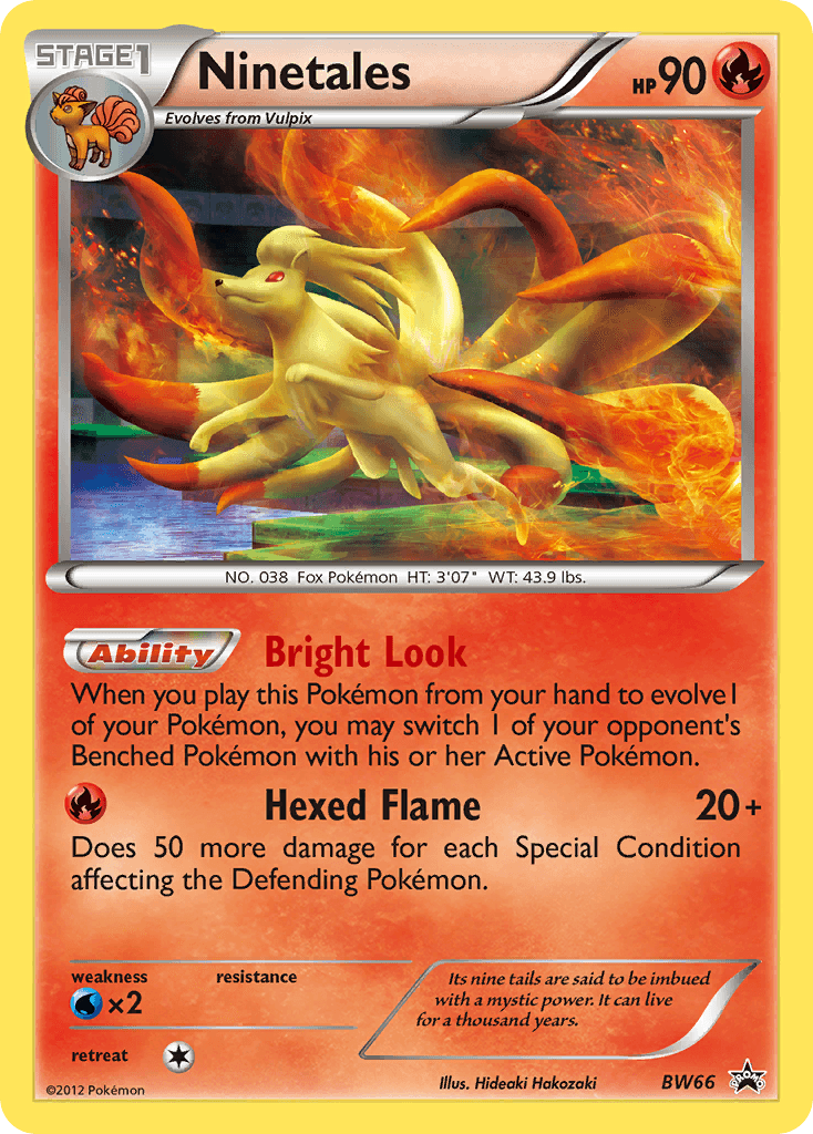Ninetales BW Black Star Promos card