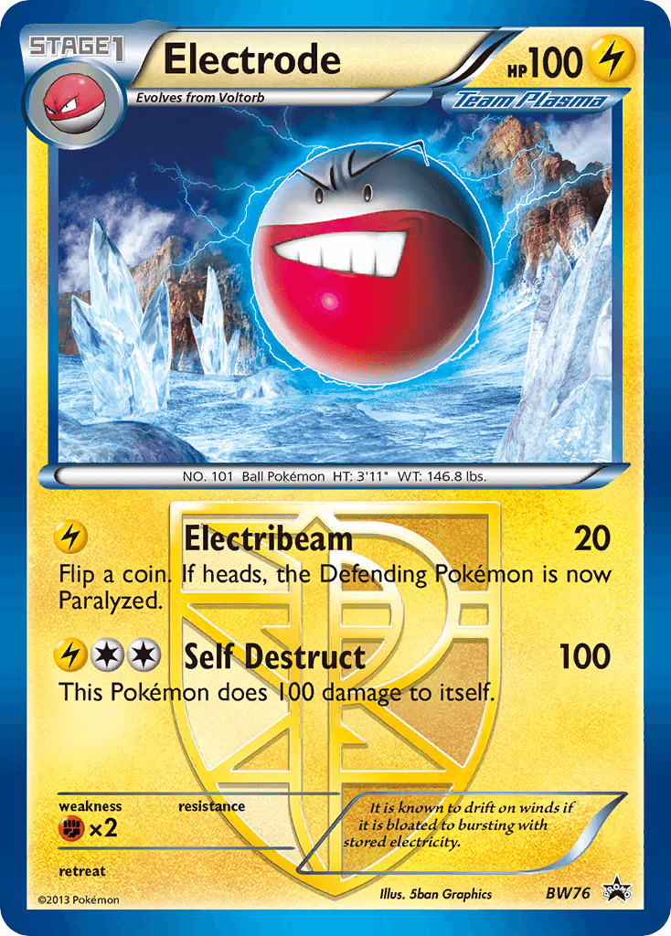 Electrode BW Black Star Promos card