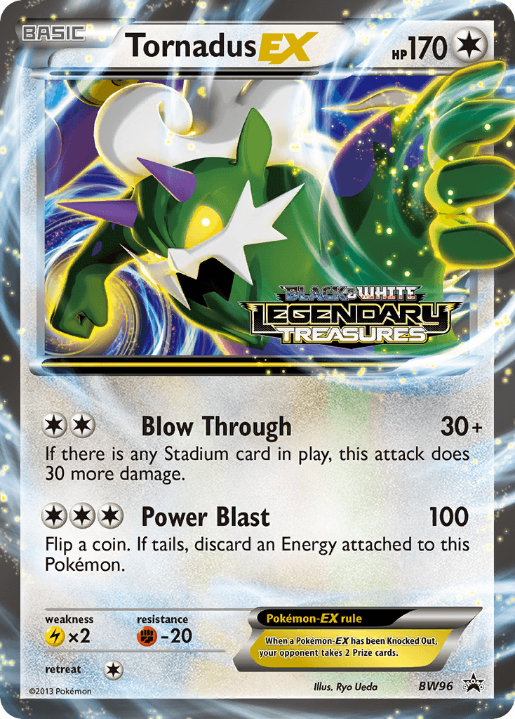 Tornadus-EX BW Black Star Promos card