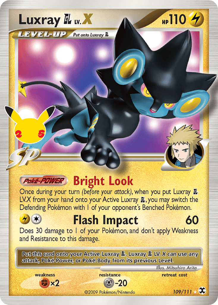 Luxray GL LV.X Celebrations: Classic Collection card