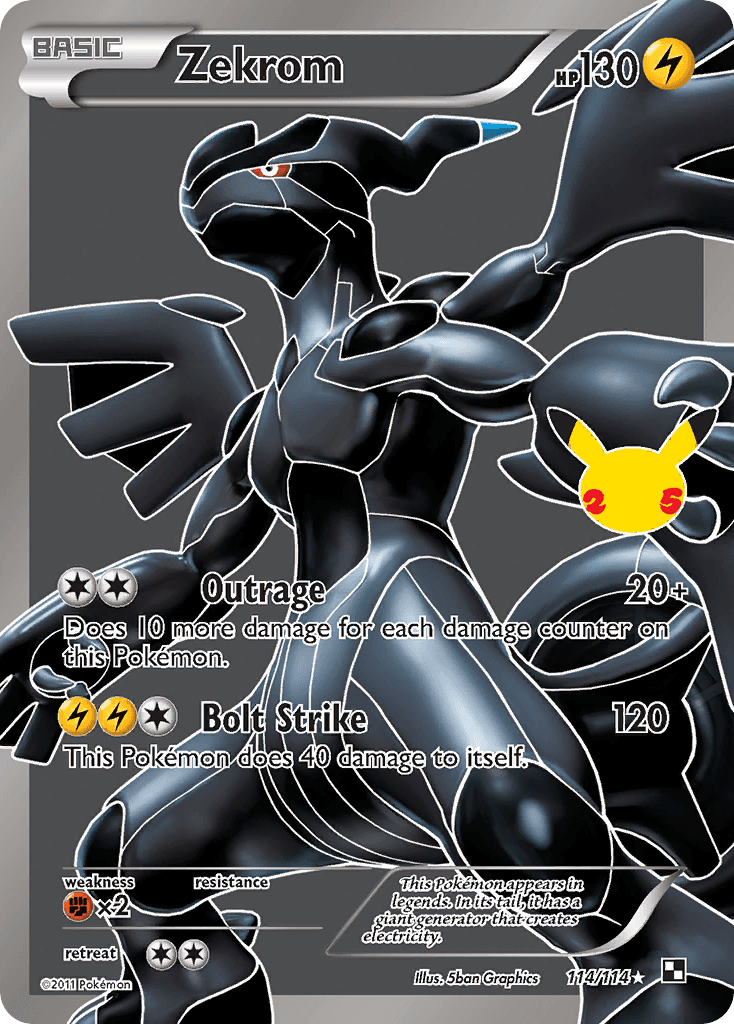 Zekrom Celebrations: Classic Collection card