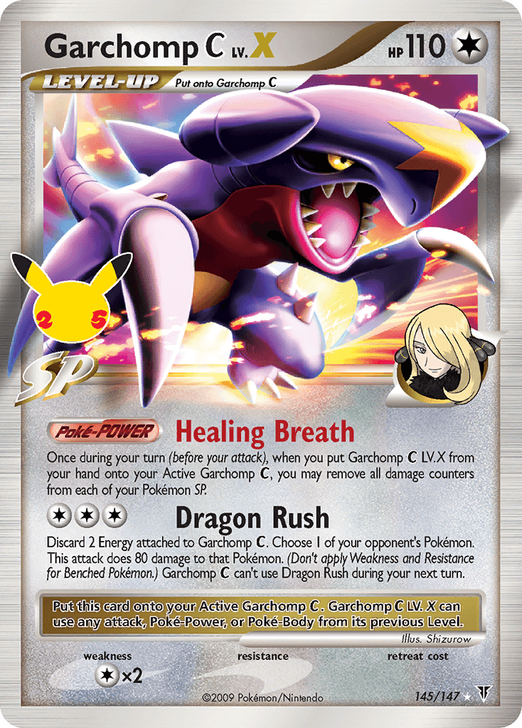 Garchomp C LV.X Celebrations: Classic Collection card