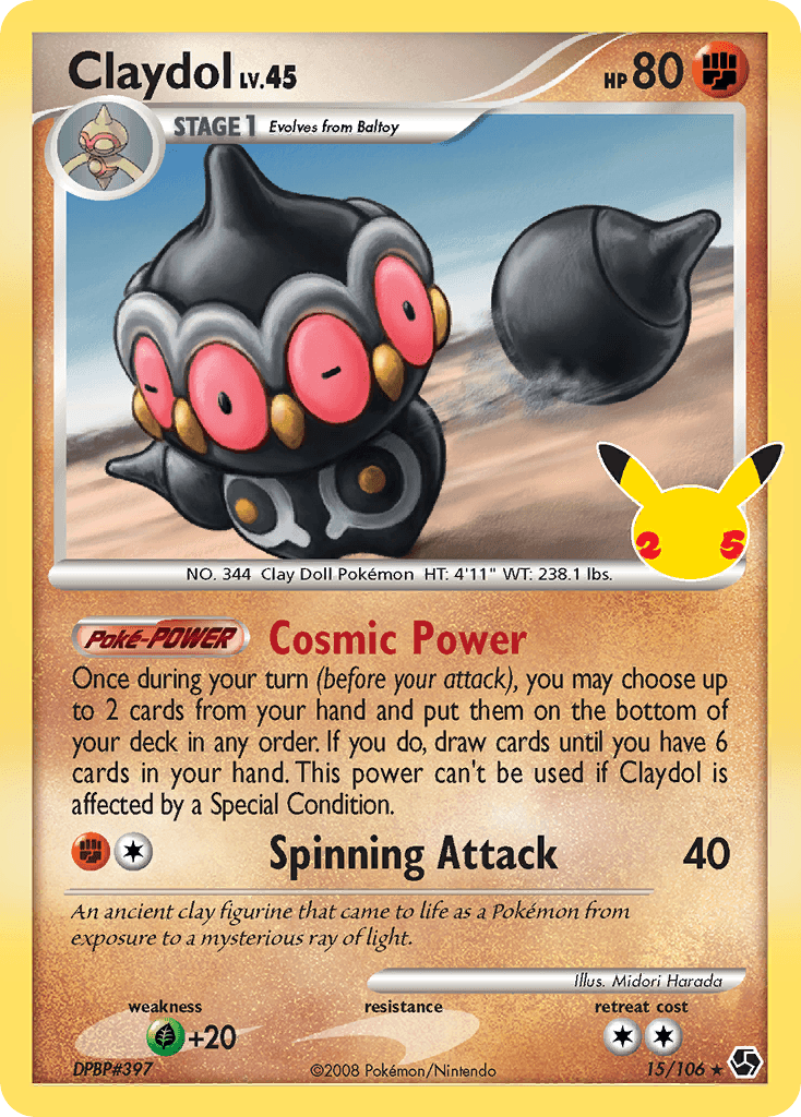 Claydol Celebrations: Classic Collection card