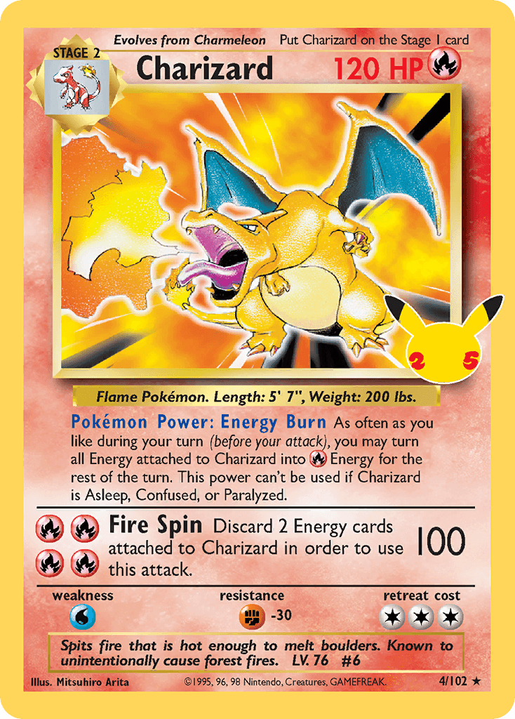 Charizard Celebrations: Classic Collection card