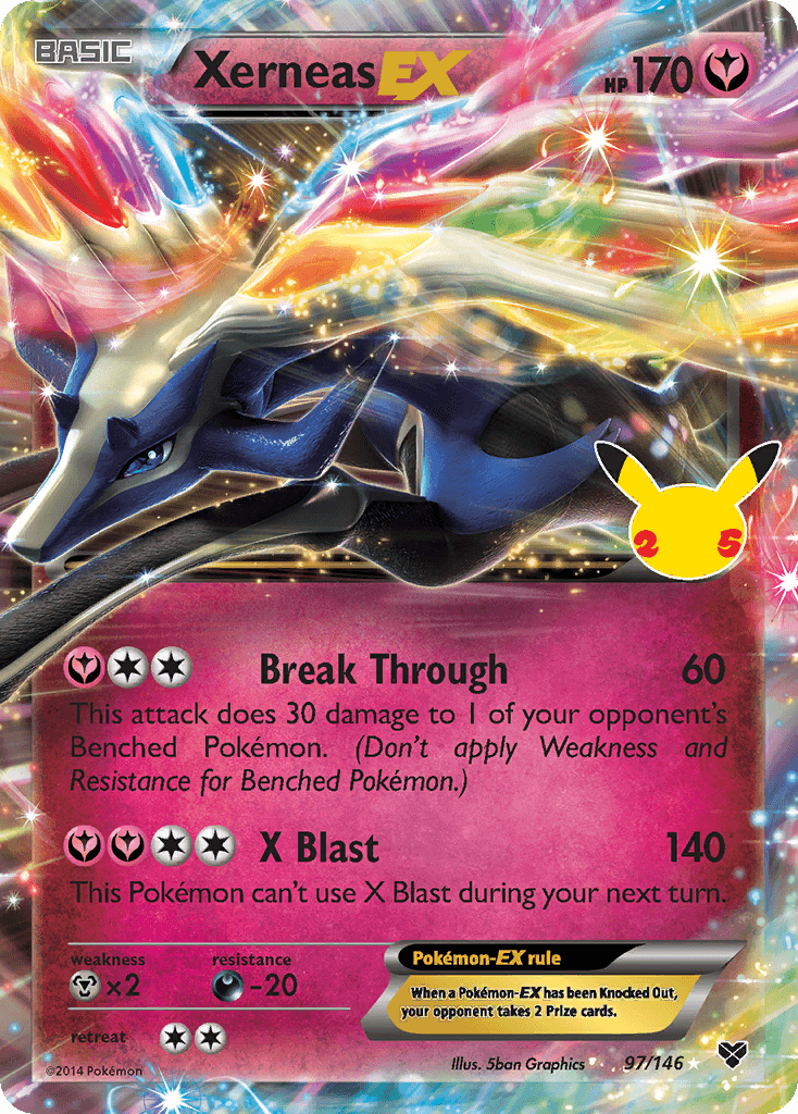 Xerneas-EX Celebrations: Classic Collection card