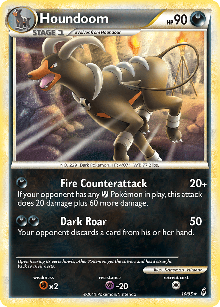 Houndoom Call of Legends card