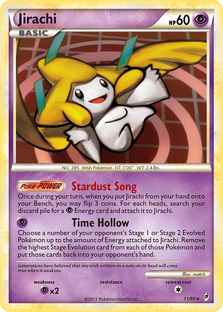 Jirachi Call of Legends card
