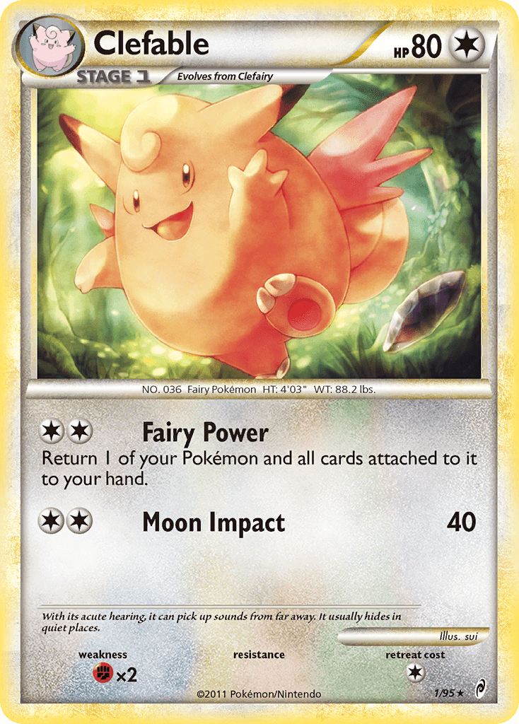 Clefable Call of Legends card