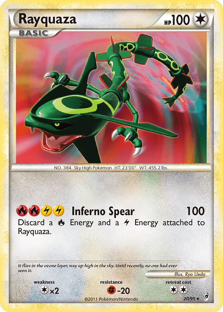 Rayquaza Call of Legends card