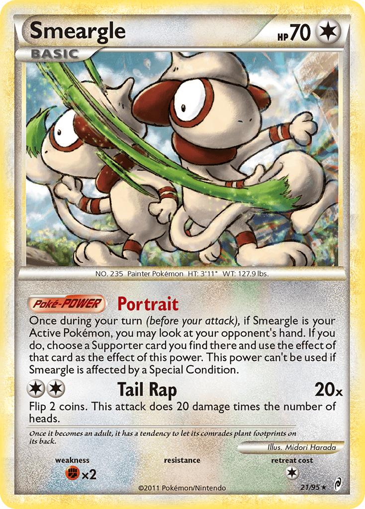 Smeargle Call of Legends card