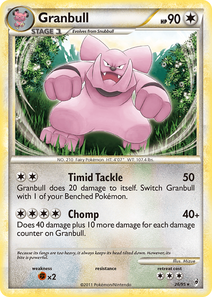 Granbull Call of Legends card