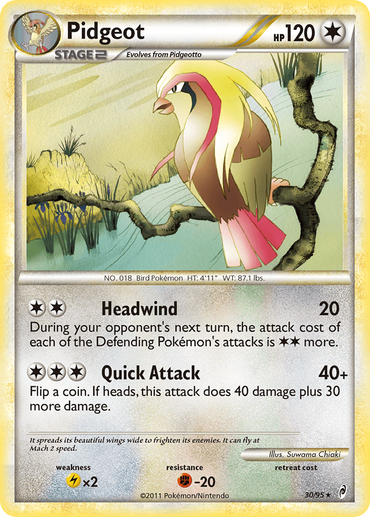 Pidgeot Call of Legends card