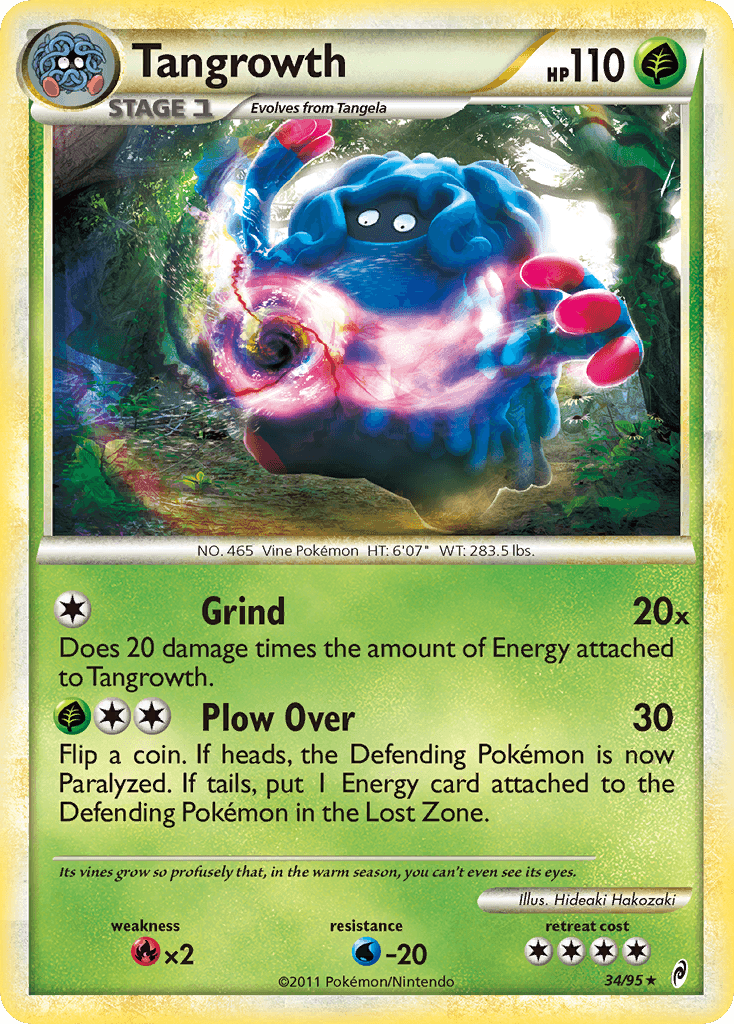 Tangrowth Call of Legends card