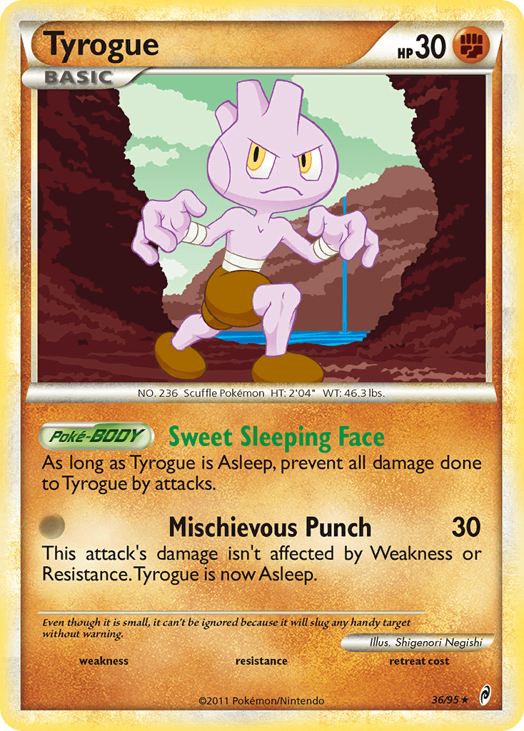 Tyrogue Call of Legends card