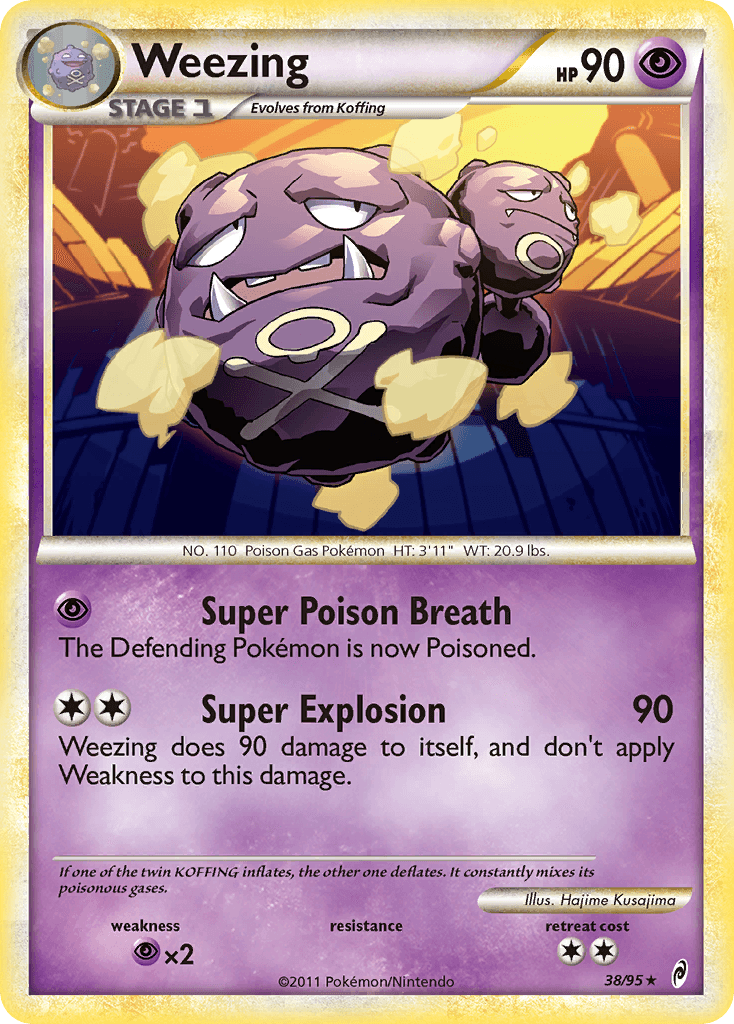 Weezing Call of Legends card