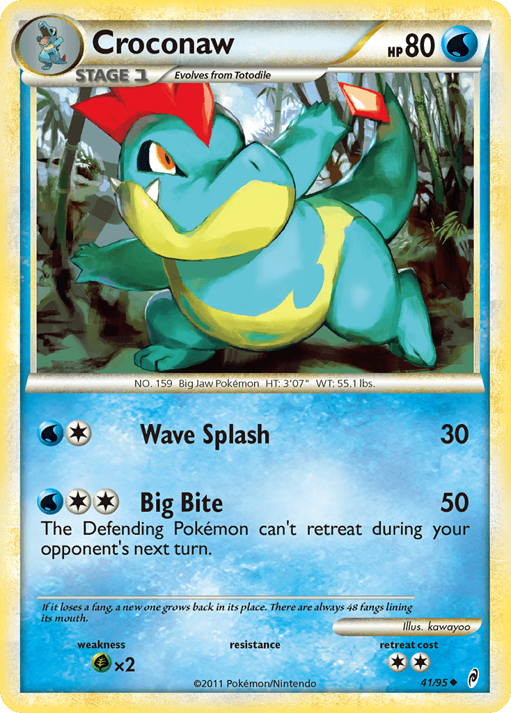 Croconaw Call of Legends card