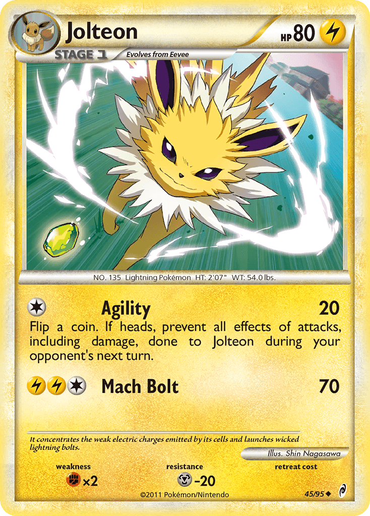 Jolteon Call of Legends card