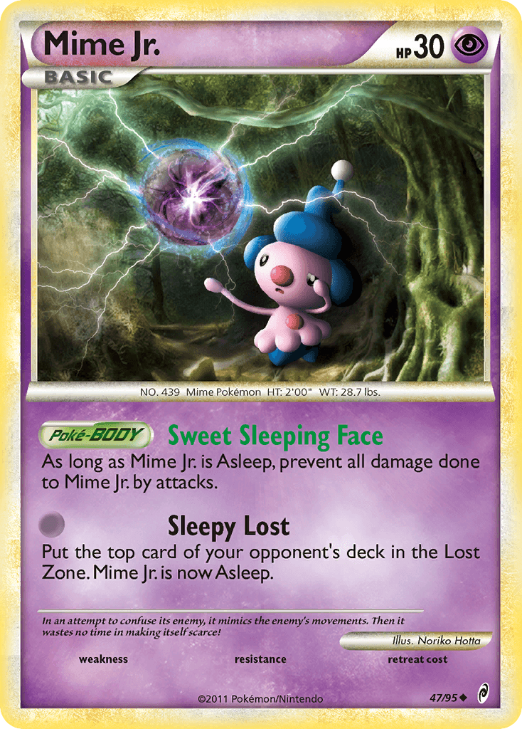Mime Jr. Call of Legends card