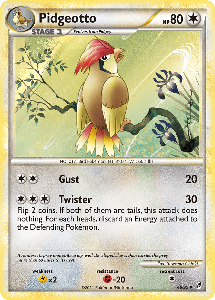 Pidgeotto Call of Legends card