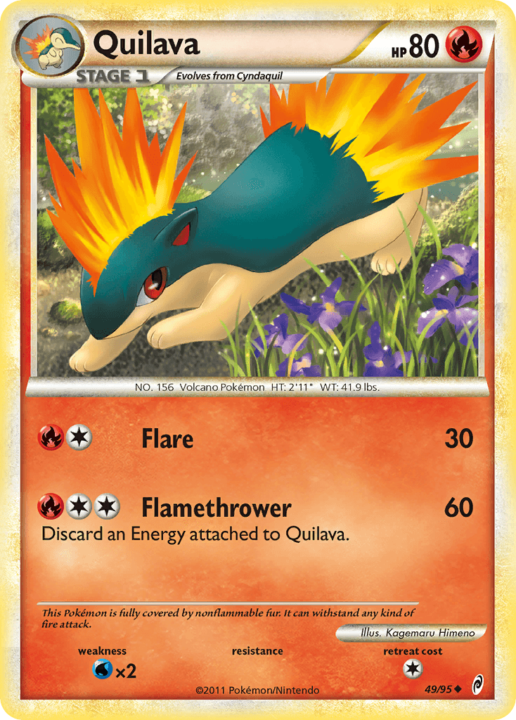 Quilava Call of Legends card