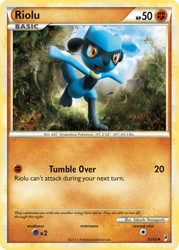 Riolu Call of Legends card