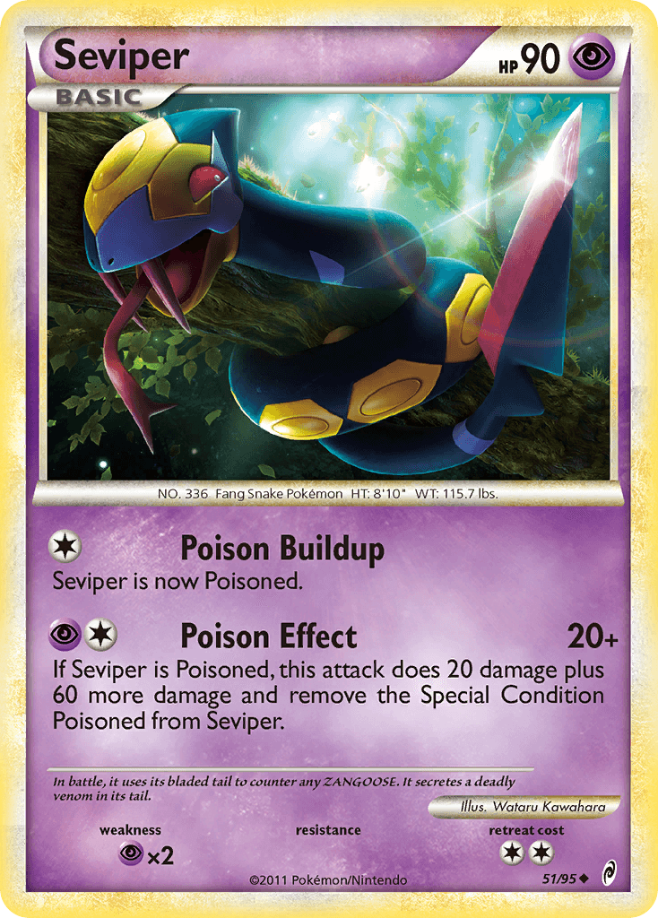Seviper Call of Legends card