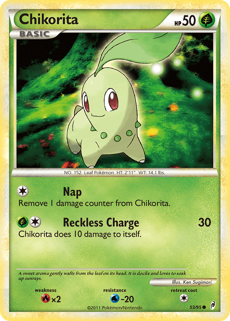 Chikorita Call of Legends card
