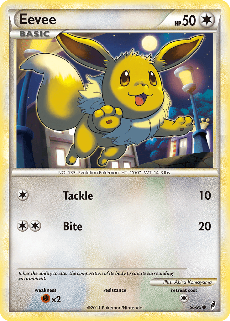 Eevee Call of Legends card