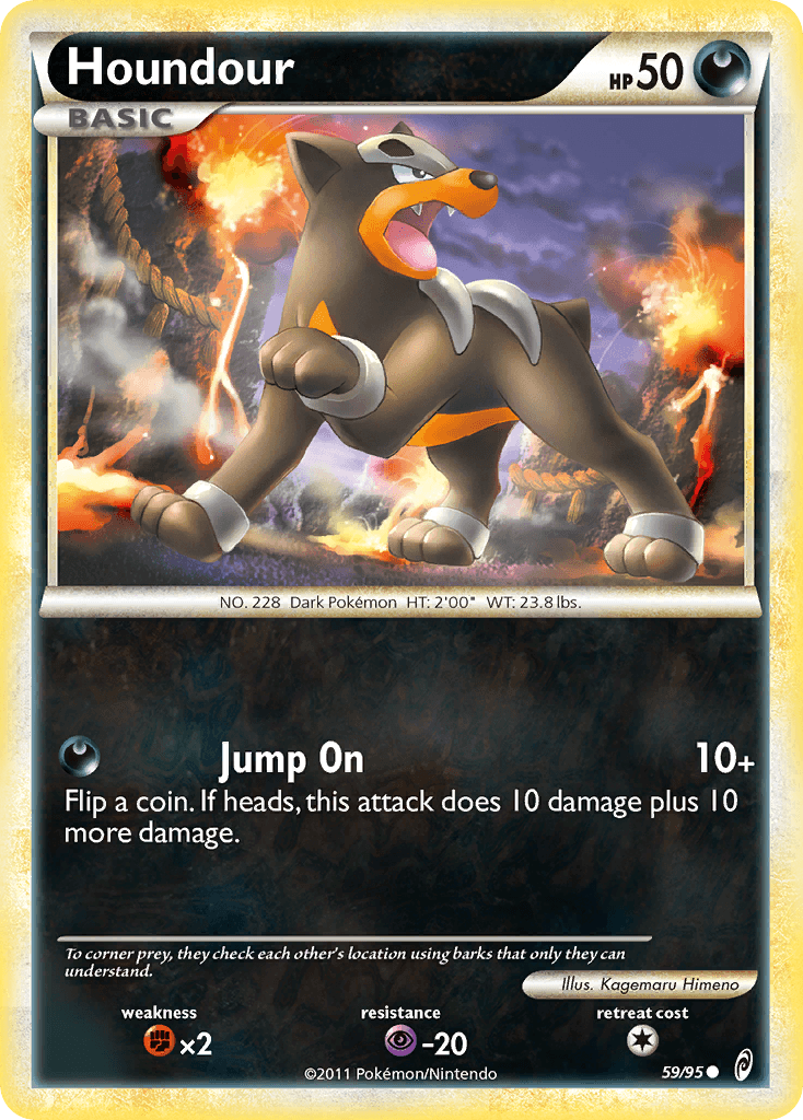 Houndour Call of Legends card