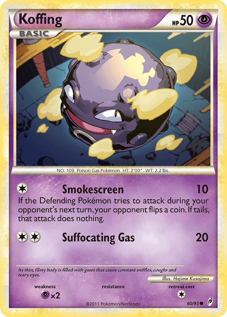 Koffing Call of Legends card